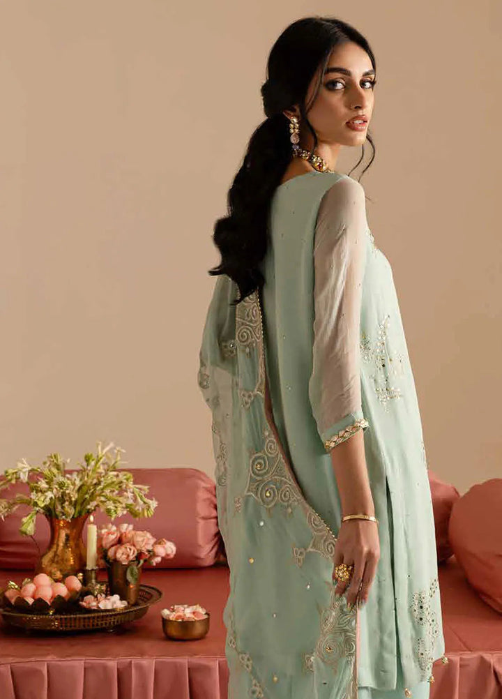 Mukeshkari by Nureh Embroidered Chiffon Suit Unstitched 4 Piece NU25MC MK-11 - Formals Collection