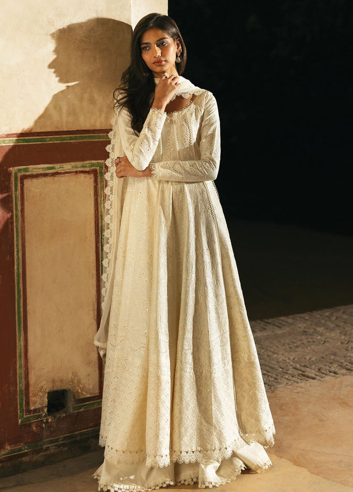 Mulaqaat by Afrozeh Embroidered Lawn Suits Unstitched 3 Piece AF25MFL D-04 Ishq - Summer Collection