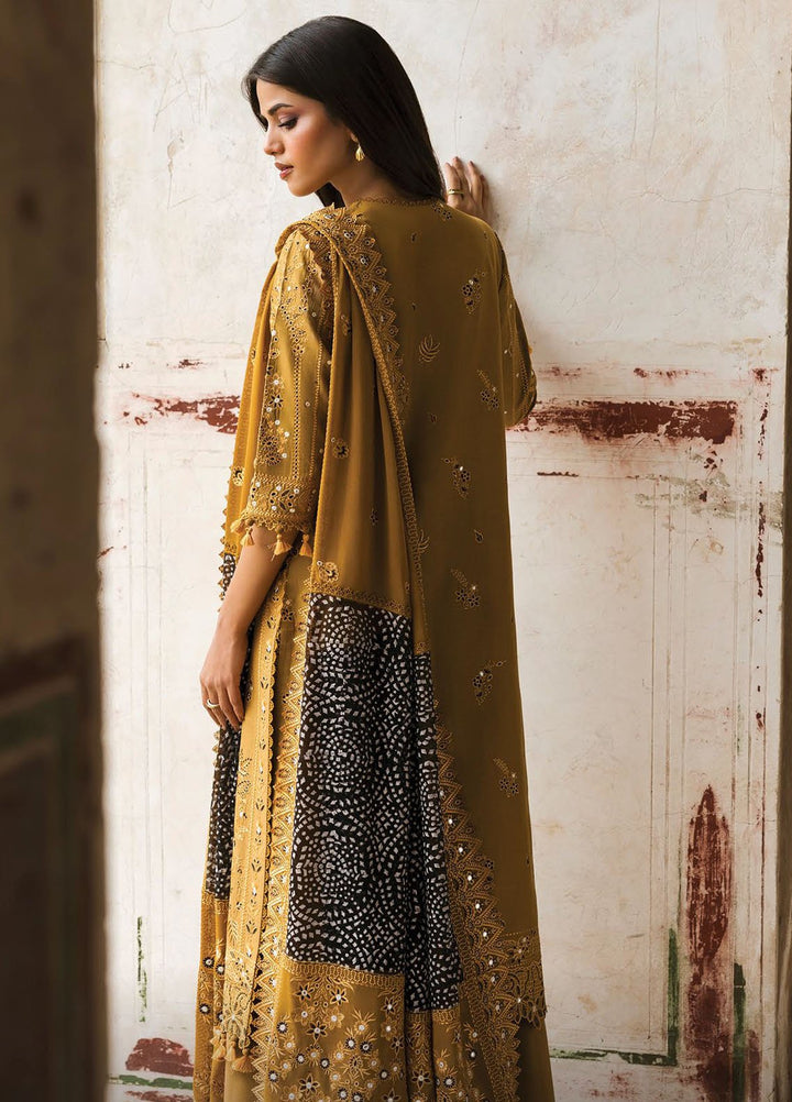 Mulaqaat by Afrozeh Embroidered Lawn Suits Unstitched 3 Piece AF25MFL D-07 Wafa - Summer Collection