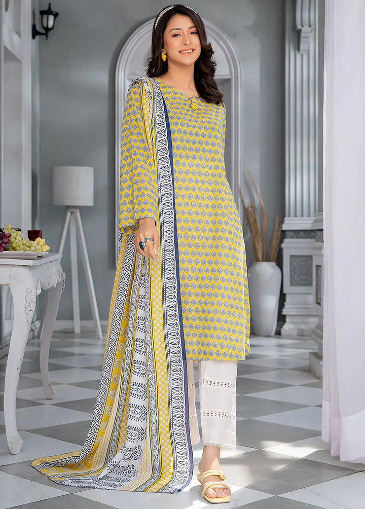 Mulberry By Safwa Printed Lawn Suits Unstitched 2 Piece SW23M MLS-01 - Summer Collection