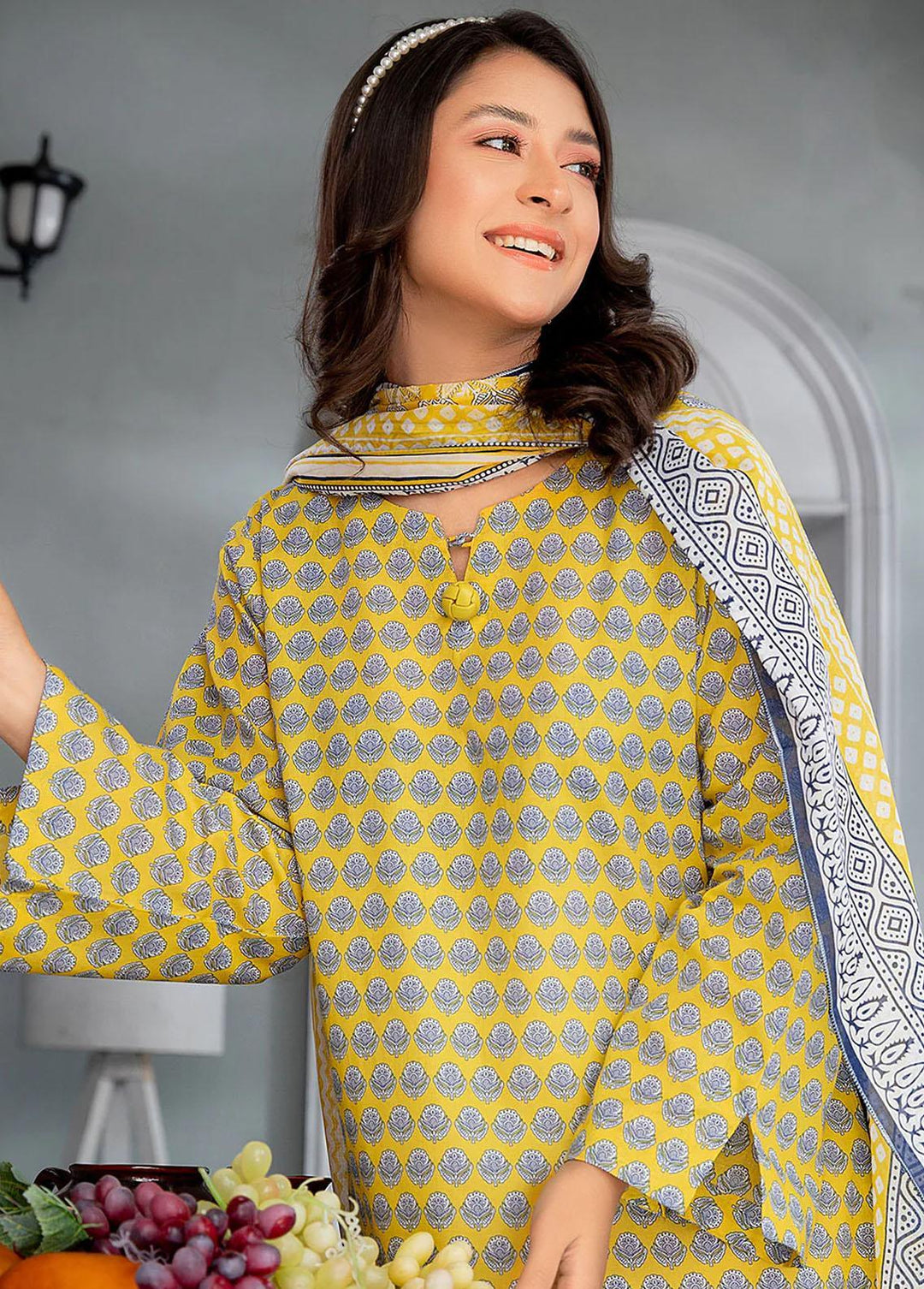 Mulberry By Safwa Printed Lawn Suits Unstitched 2 Piece SW23M MLS-01 - Summer Collection