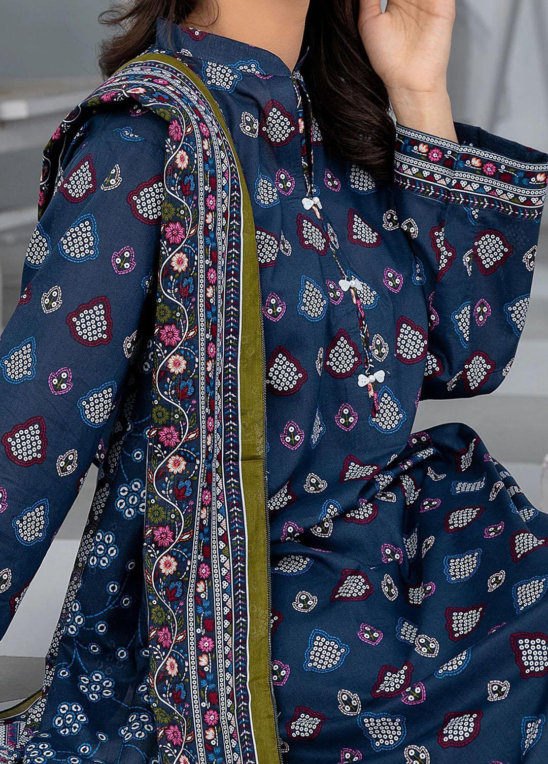 Mulberry By Safwa Printed Lawn Suits Unstitched 2 Piece SW23M MLS-04 - Summer Collection