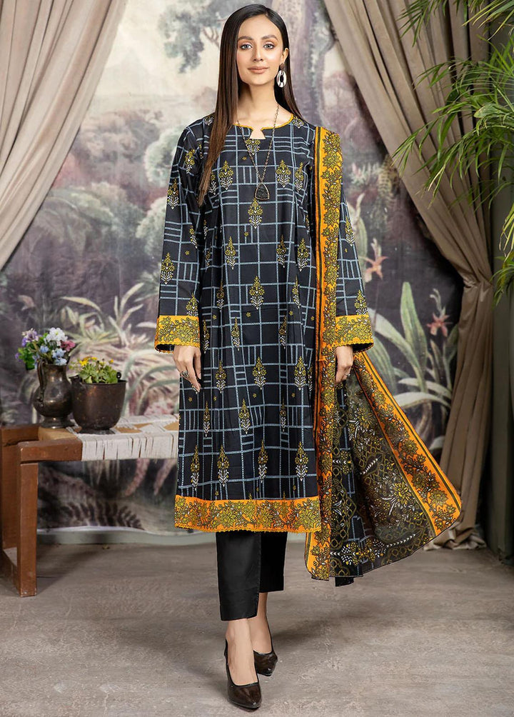 Mulberry By Safwa Printed Lawn Suits Unstitched 2 Piece SW23M MLS-12 - Summer Collection