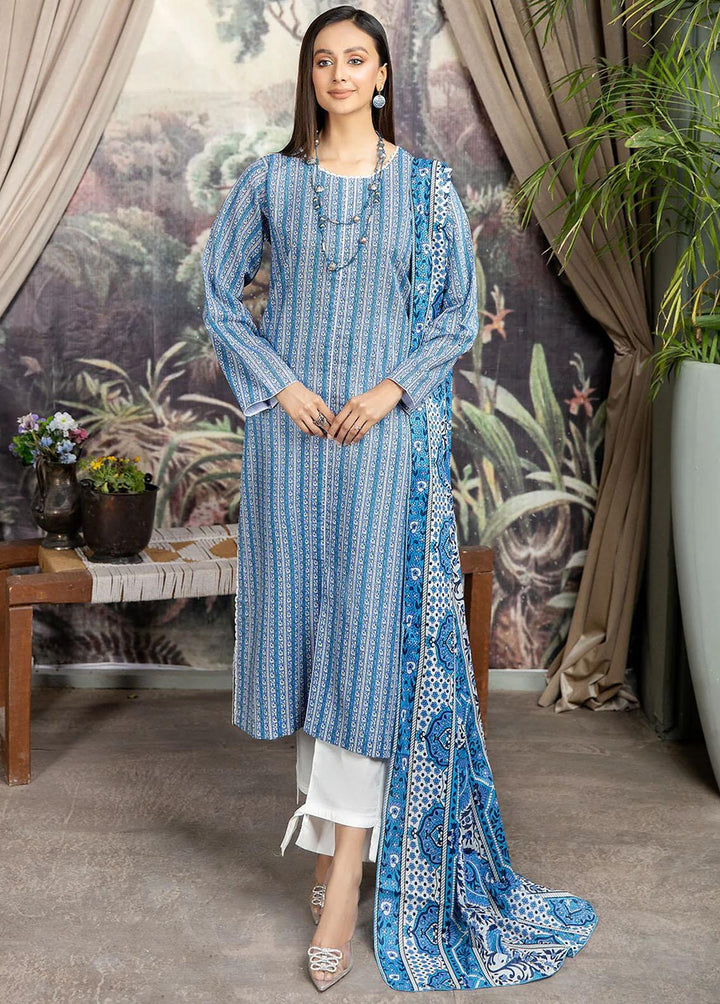 Mulberry By Safwa Printed Lawn Suits Unstitched 2 Piece SW23M MLS-13 - Summer Collection
