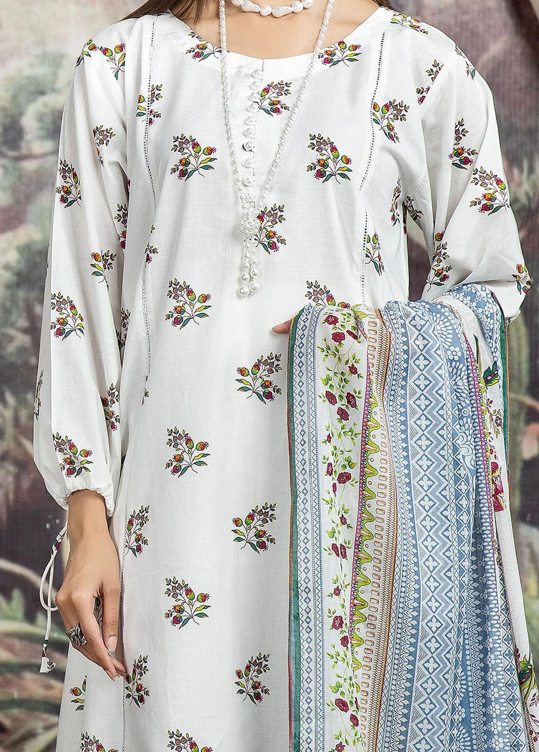 Mulberry By Safwa Printed Lawn Suits Unstitched 2 Piece SW23M MLS-14 - Summer Collection
