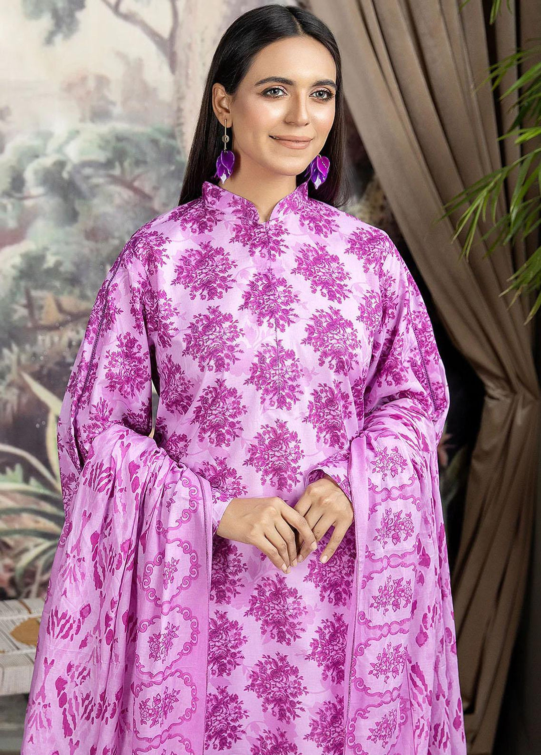 Mulberry By Safwa Printed Lawn Suits Unstitched 2 Piece SW23M MLS-16 - Summer Collection