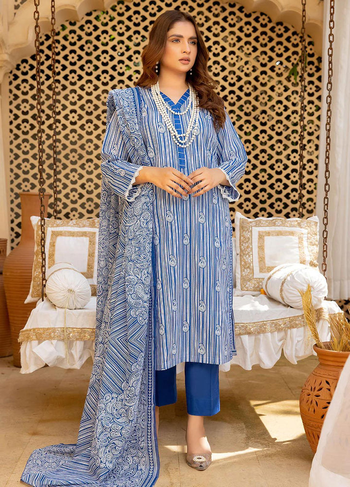 Mulberry By Safwa Printed Lawn Suits Unstitched 3 Piece SW23M-V2 SMC-02 - Summer Collection