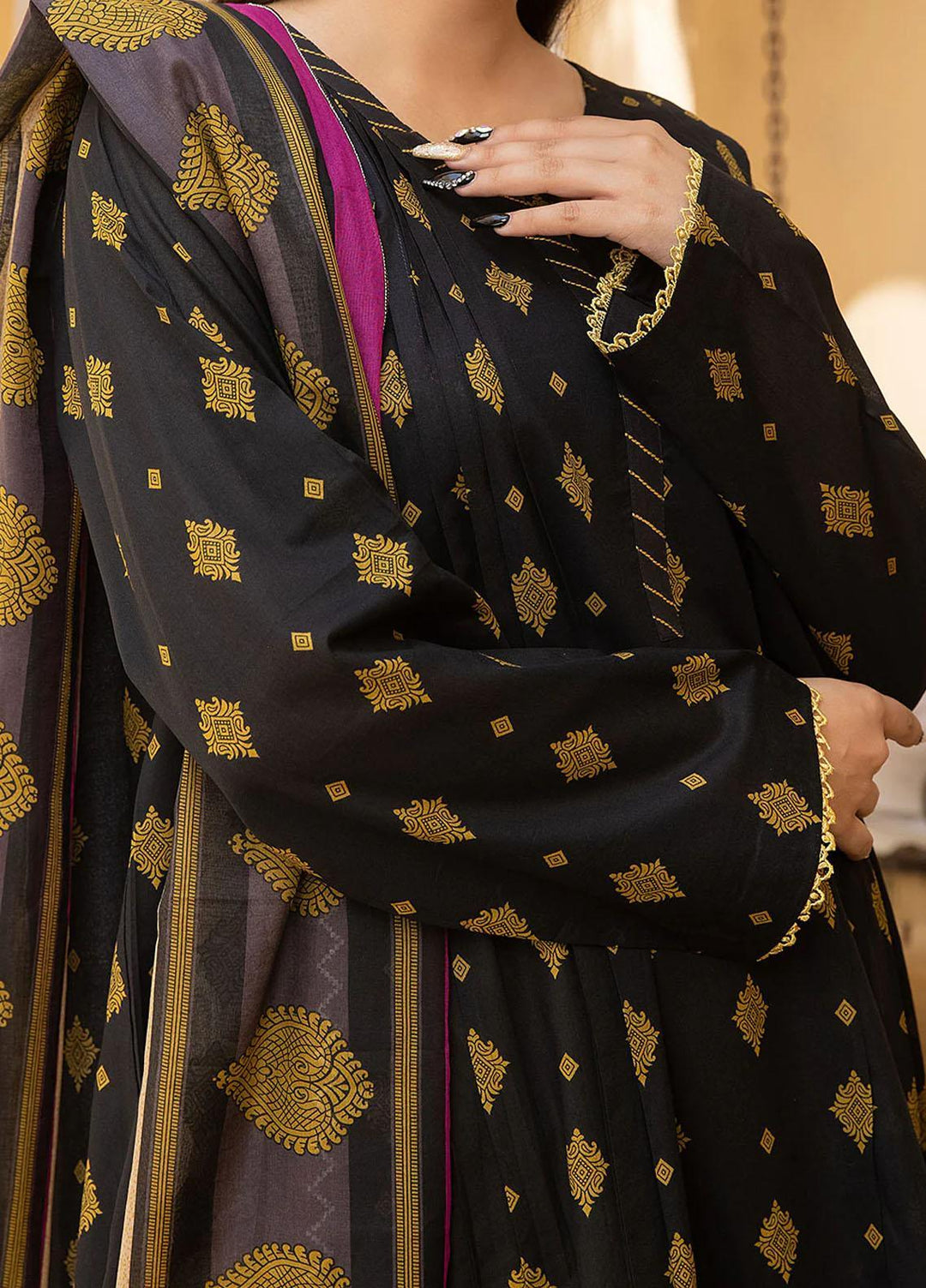 Mulberry By Safwa Printed Lawn Suits Unstitched 3 Piece SW23M-V2 SMC-03 - Summer Collection