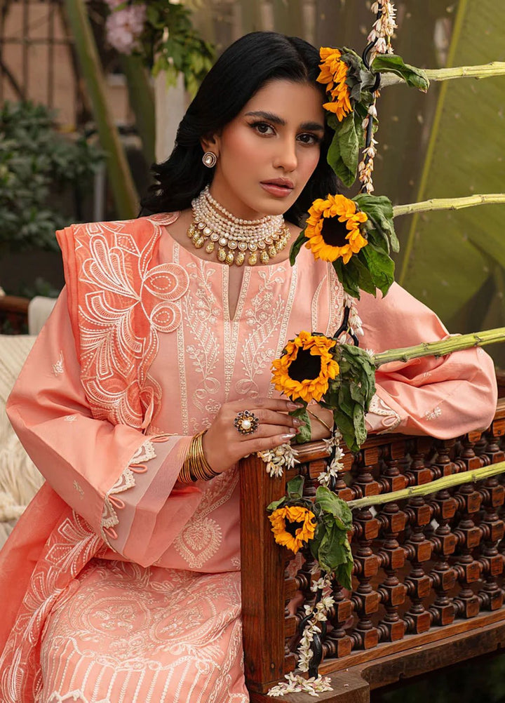 Muntazir By Mohagni Embroidered Lawn Suit Unstitched 3 Piece MG24ML CM-01 - Luxury Summer Collection