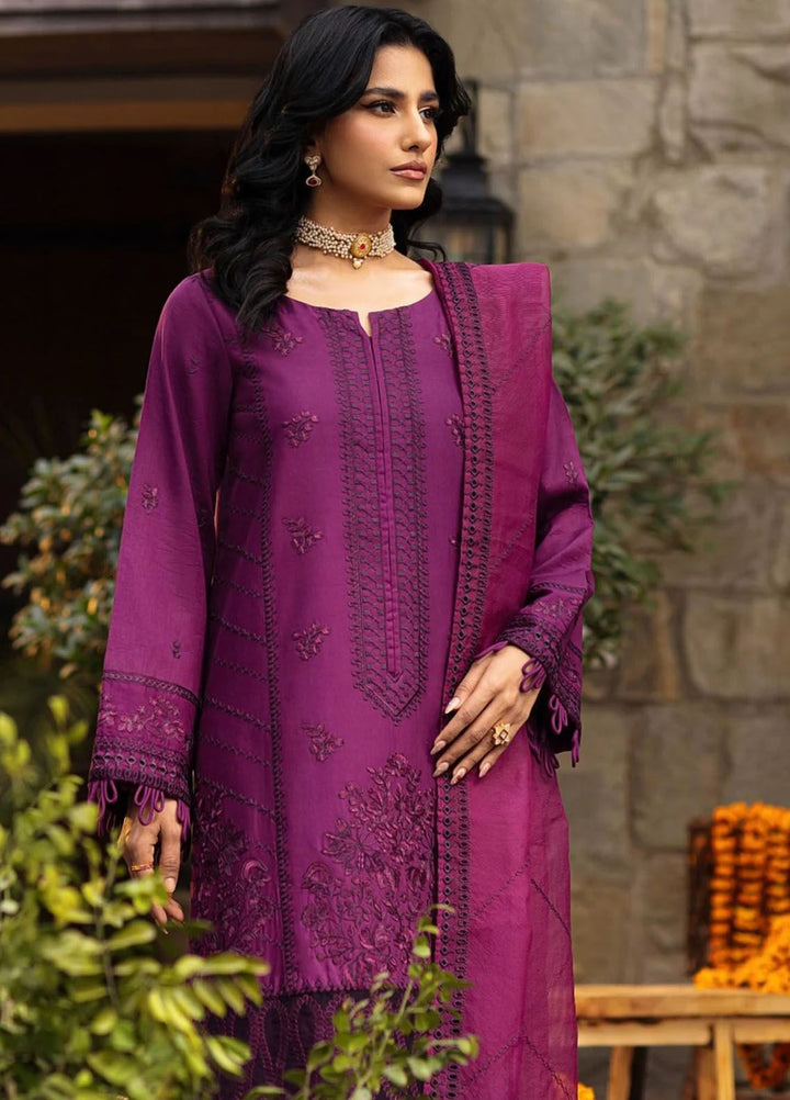 Muntazir By Mohagni Embroidered Lawn Suit Unstitched 3 Piece MG24ML CM-02 - Luxury Summer Collection