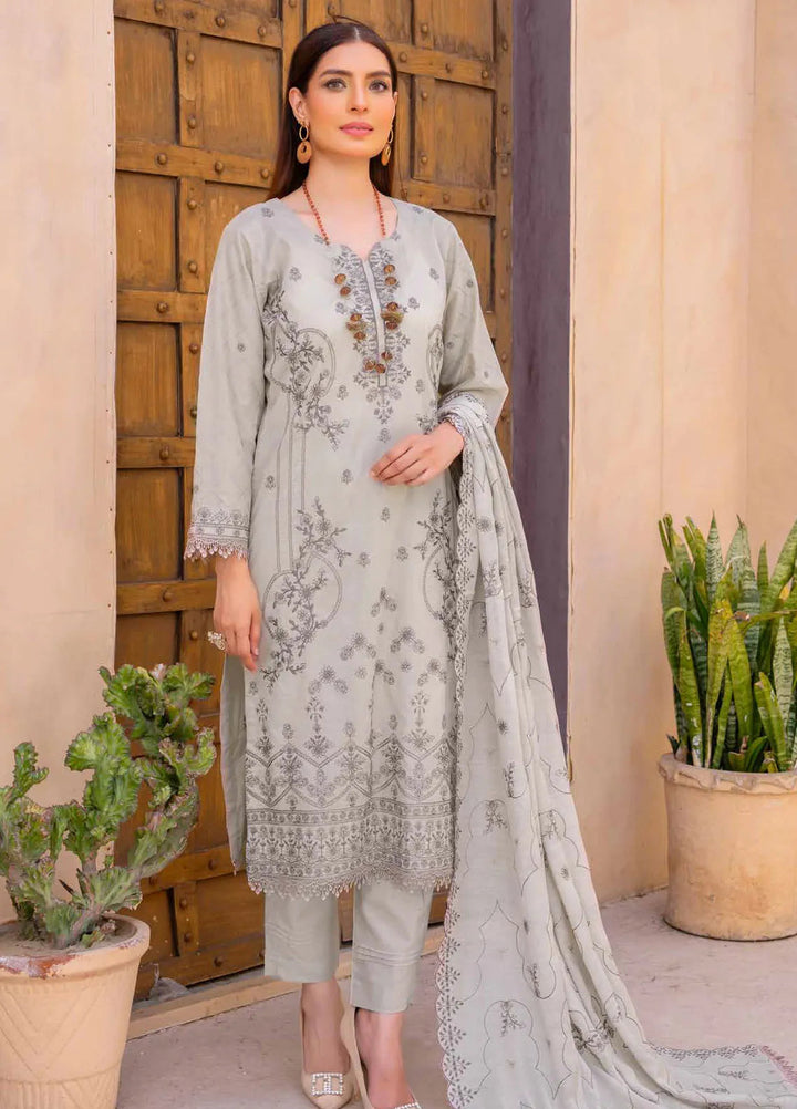 Murad By Riaz Arts Embroidered Lawn Suit Unstitched 3 Piece RA24M DE-04 - Summer Collection