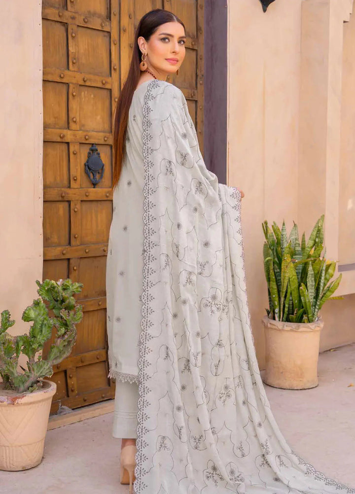 Murad By Riaz Arts Embroidered Lawn Suit Unstitched 3 Piece RA24M DE-04 - Summer Collection