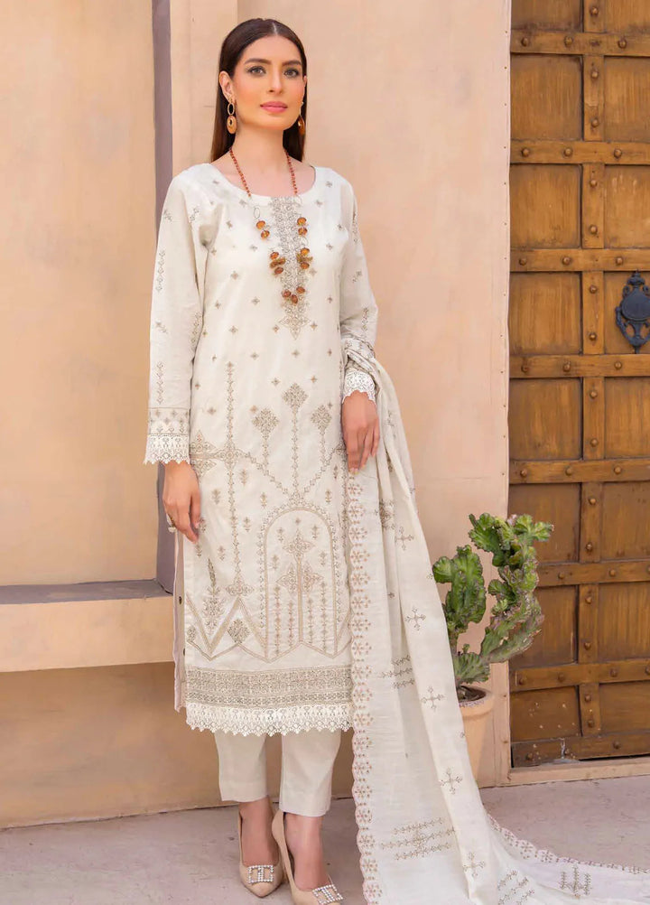 Murad By Riaz Arts Embroidered Lawn Suit Unstitched 3 Piece RA24M DE-06 - Summer Collection