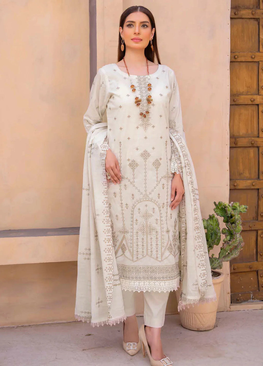 Murad By Riaz Arts Embroidered Lawn Suit Unstitched 3 Piece RA24M DE-06 - Summer Collection