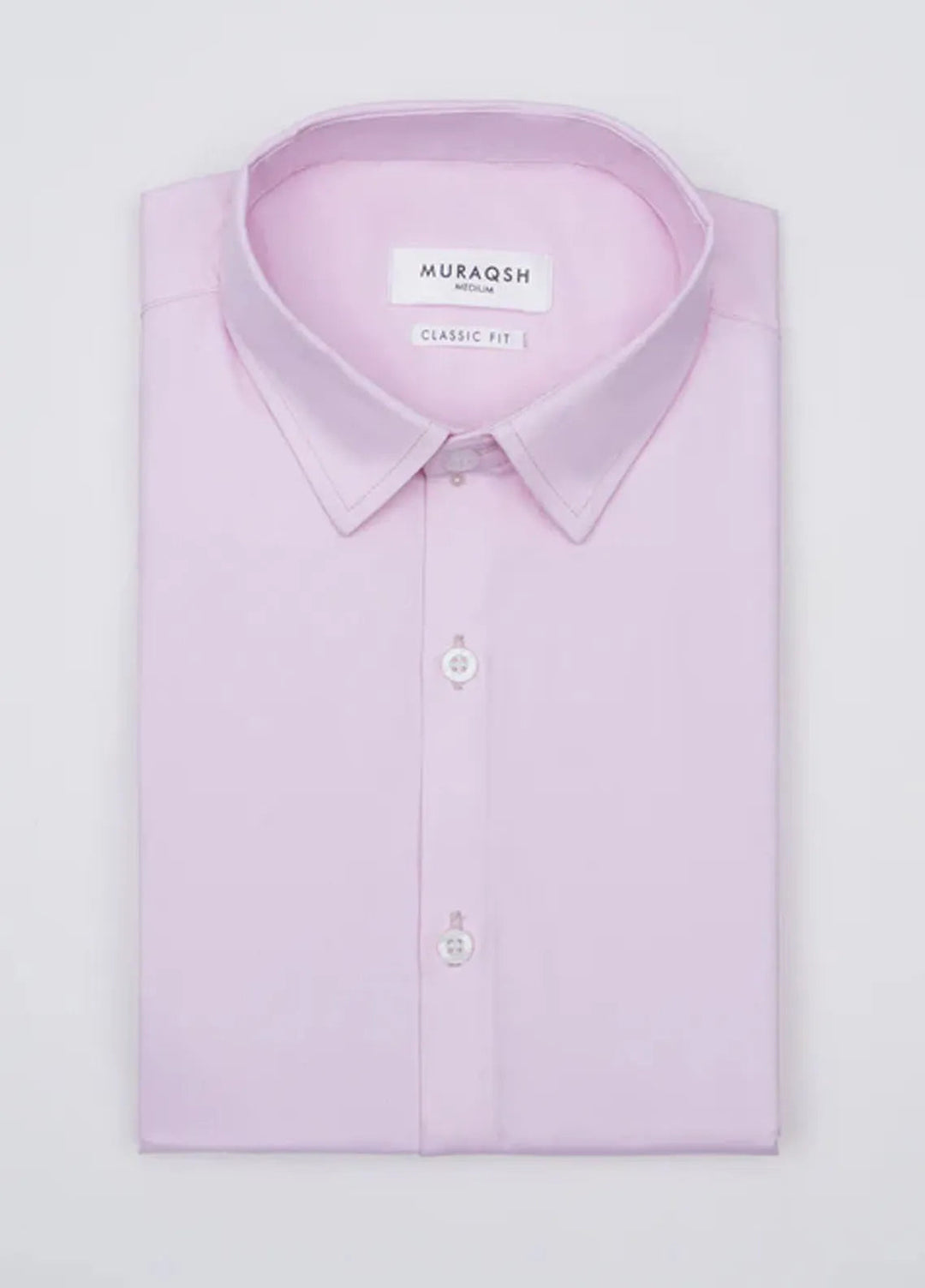 Muraqsh Mens Tea Pink Textured Formal Shirt