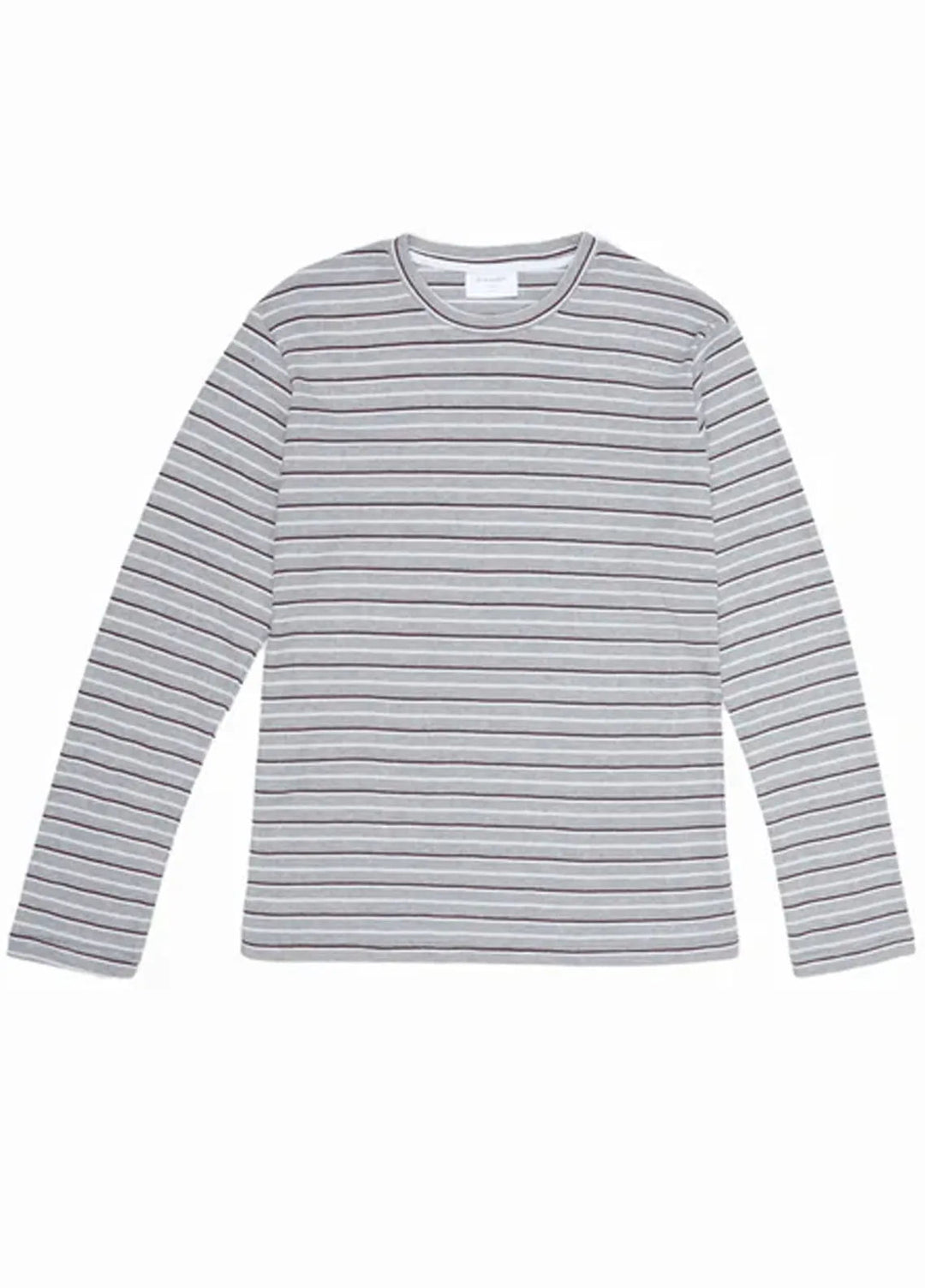 Muraqsh Mens Waffle Grey Striped Sweat Shirt