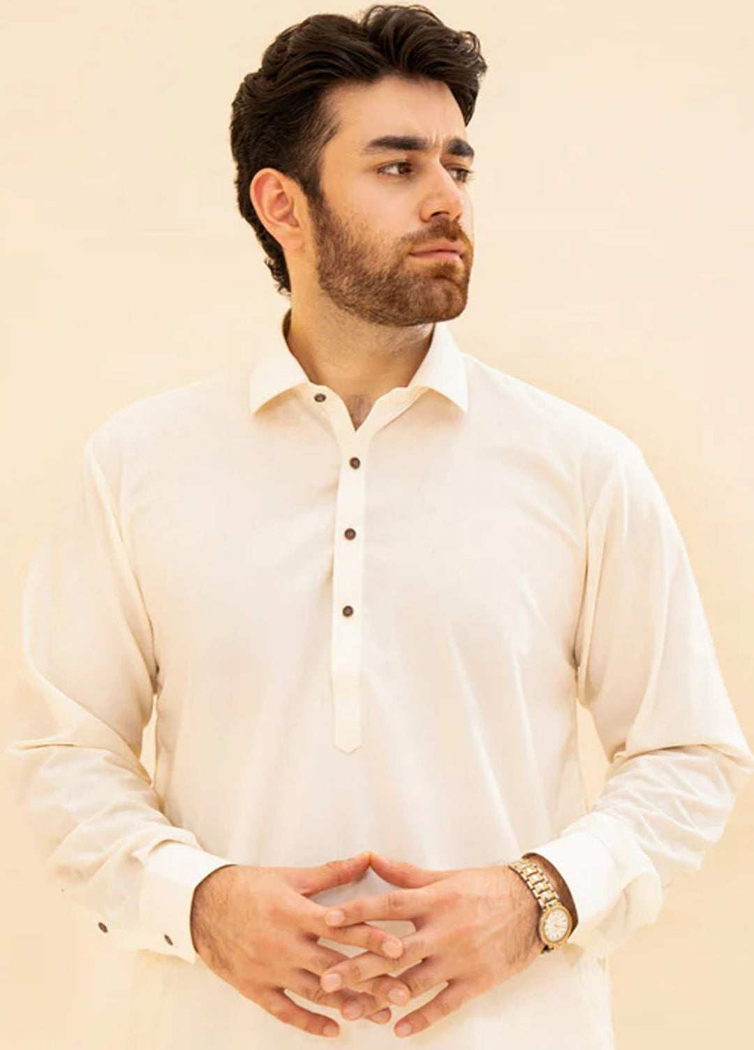 Muraqsh Plain Blended Kameez Shalwar MUR-BWFCK