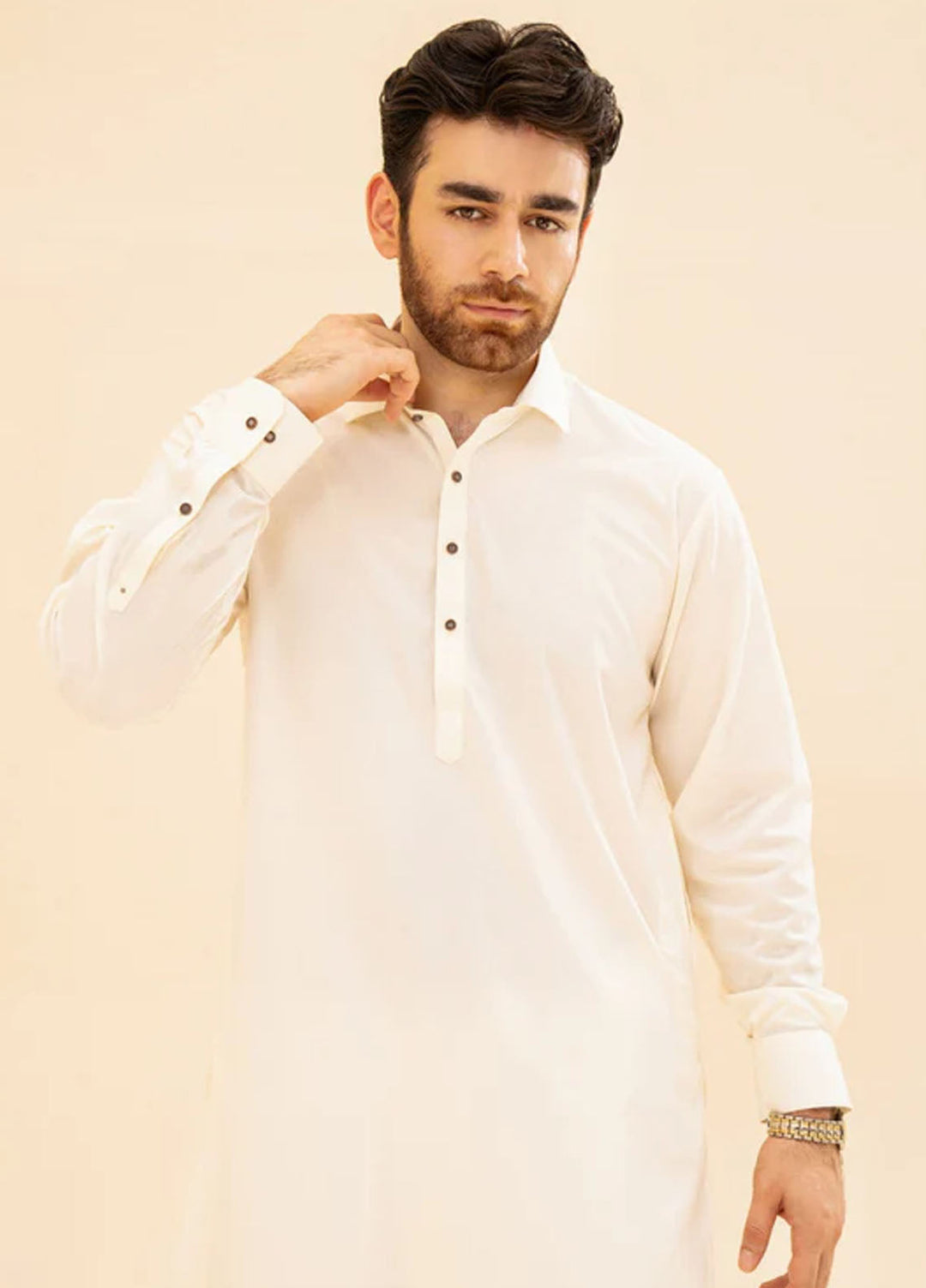 Muraqsh Plain Blended Kameez Shalwar MUR-BWFCK