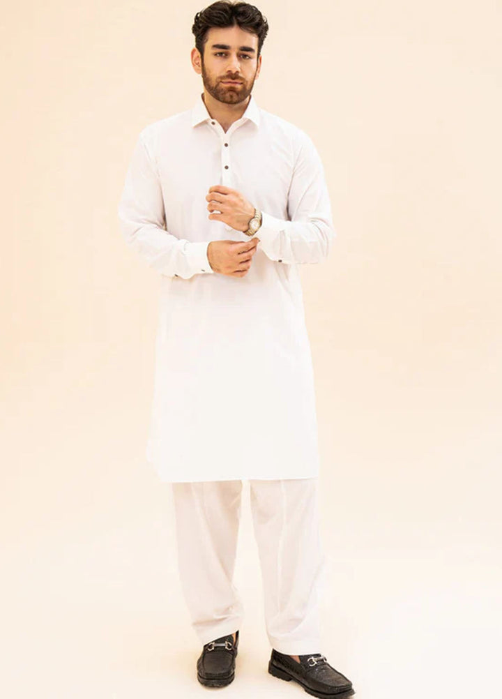 Muraqsh Plain Blended Kameez Shalwar MUR-OWFCK