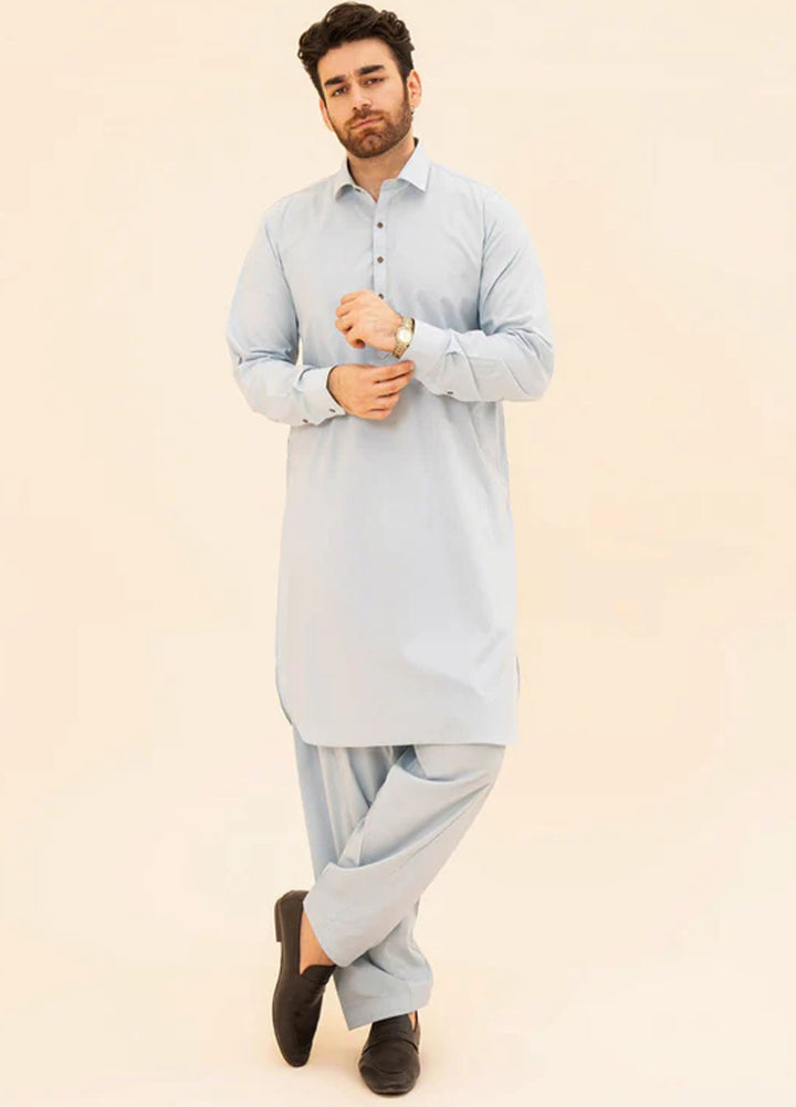 Muraqsh Plain Blended Kameez Shalwar MUR-SBFCK
