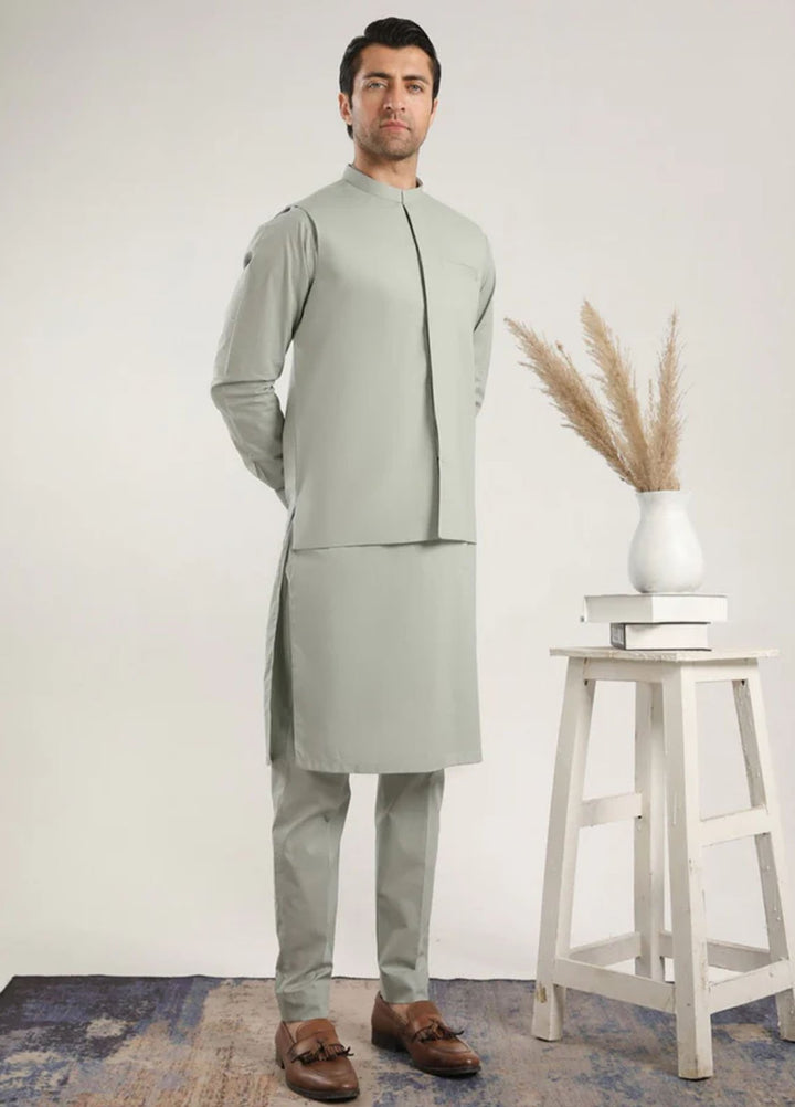Muraqsh Plain Cotton 3 Piece Suit MUR-LMCKT