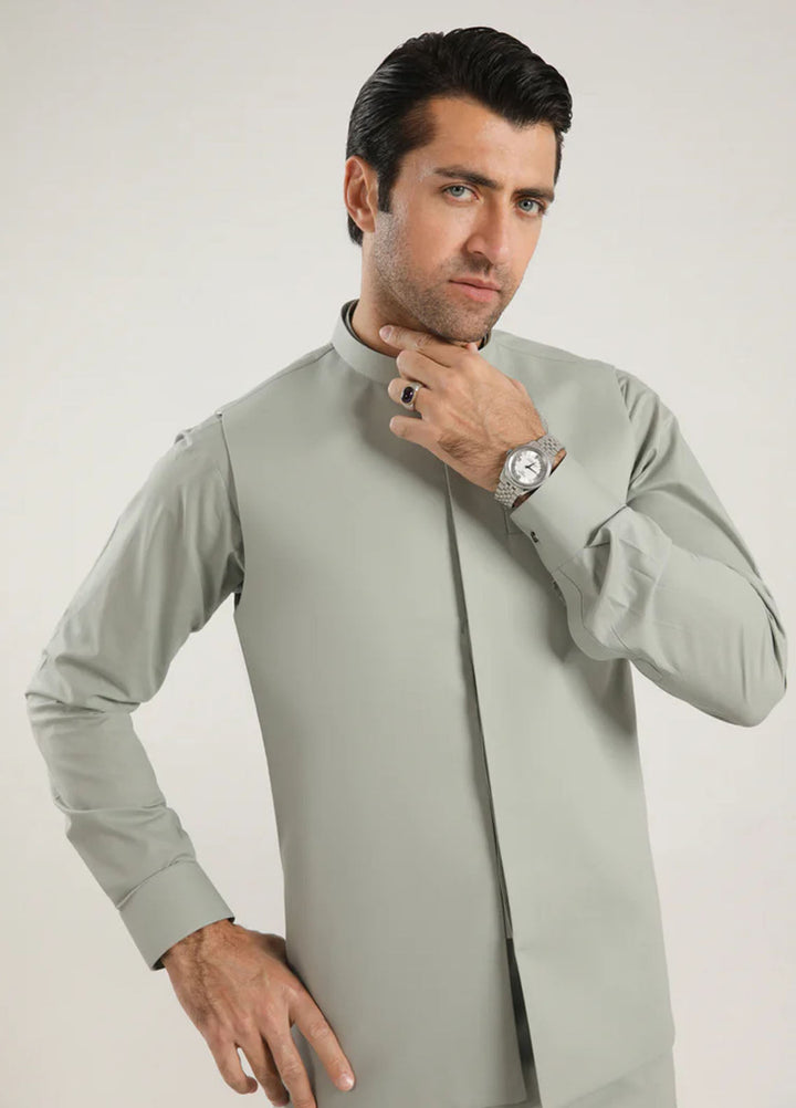 Muraqsh Plain Cotton 3 Piece Suit MUR-LMCKT