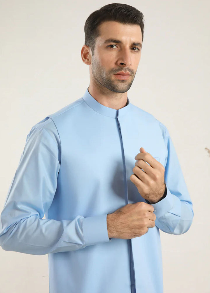 Muraqsh Plain Cotton 3 Piece Suit MUR-SBCKS