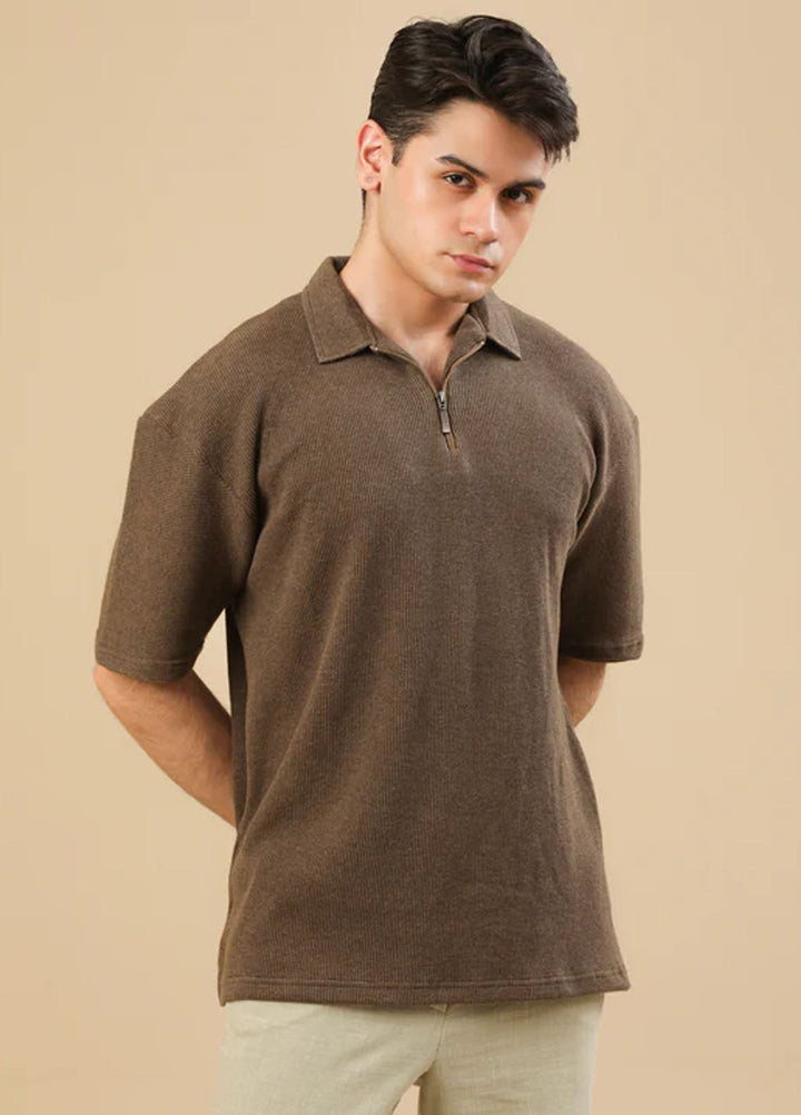 Muraqsh plain Knit Polo ABD-CBOWZP