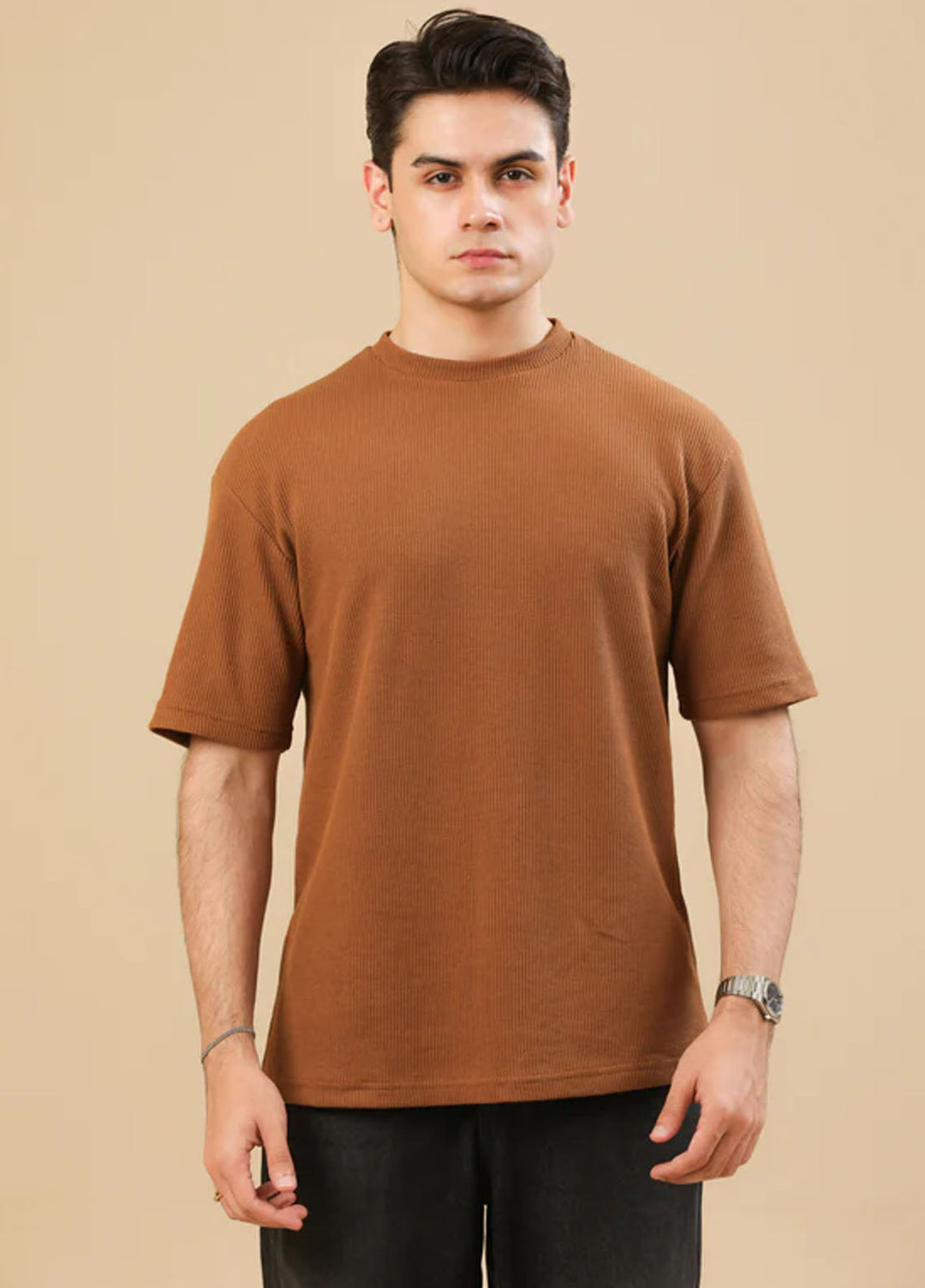 Muraqsh plain Knit T-Shirt ABD-CBWOT