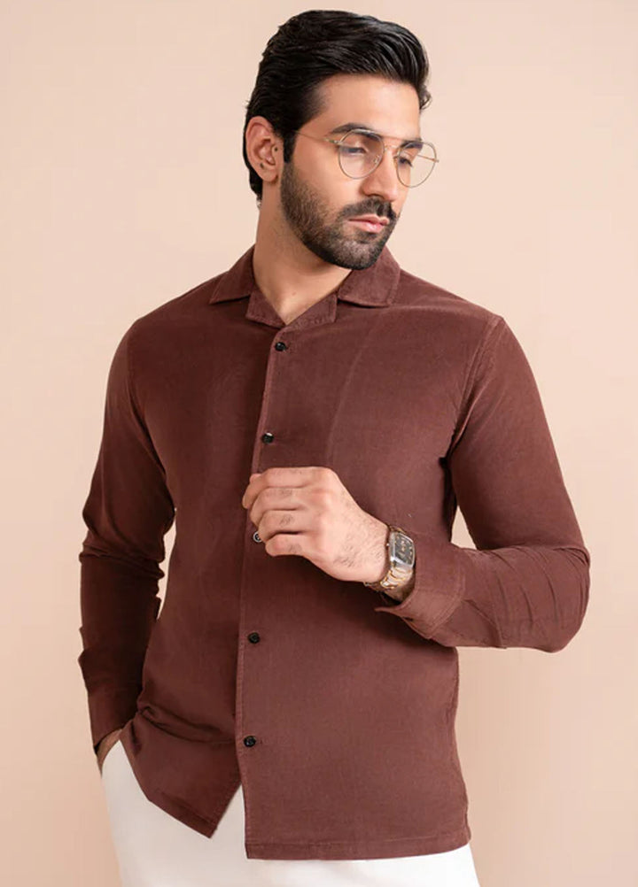 Muraqsh Pret Plain  Shirt ABD-BCRP-FS