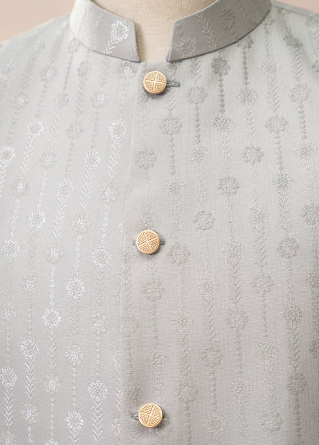 Muraqsh Textured Jamawar Waistcoat ABD-BWKTW2-WC
