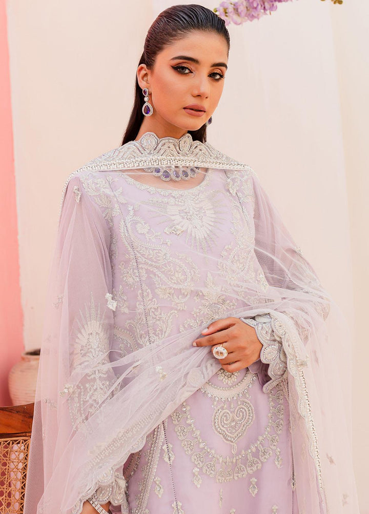 Murat By Freesia Premium Embroidered Chiffon Suits Unstitched 3 Piece FRE23MU FFD-0112 Evening Haze - Festive Collection