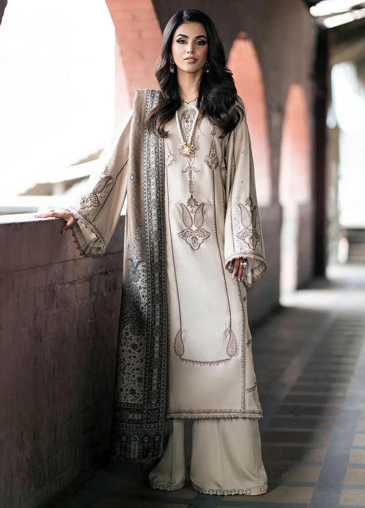 Musafir by Izel Embroidered Wool Suits Unstitched 2 Piece IZL24MF Ankahi - Winter Collection