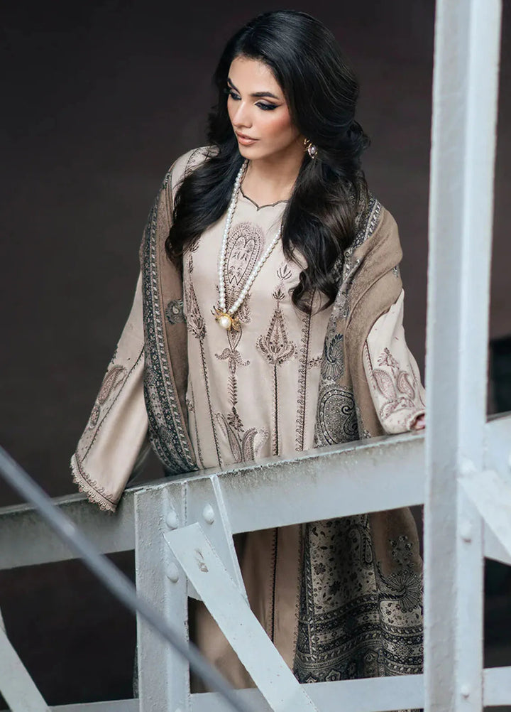 Musafir by Izel Embroidered Wool Suits Unstitched 2 Piece IZL24MF Ankahi - Winter Collection