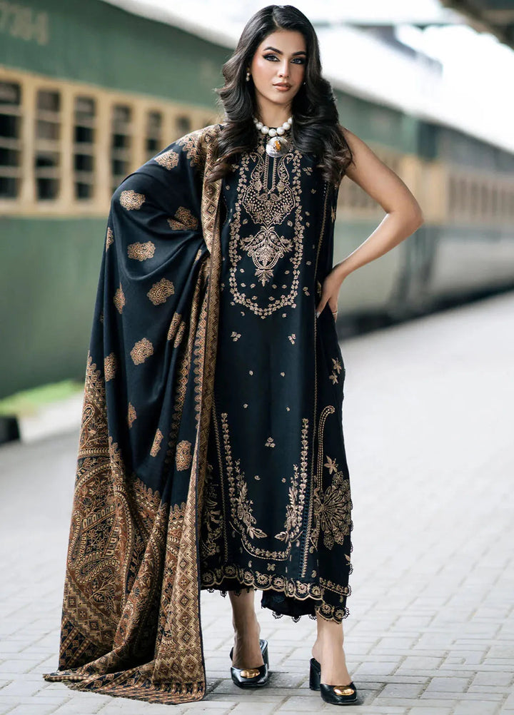 Musafir by Izel Embroidered Wool Suits Unstitched 2 Piece IZL24MF Mannat - Winter Collection