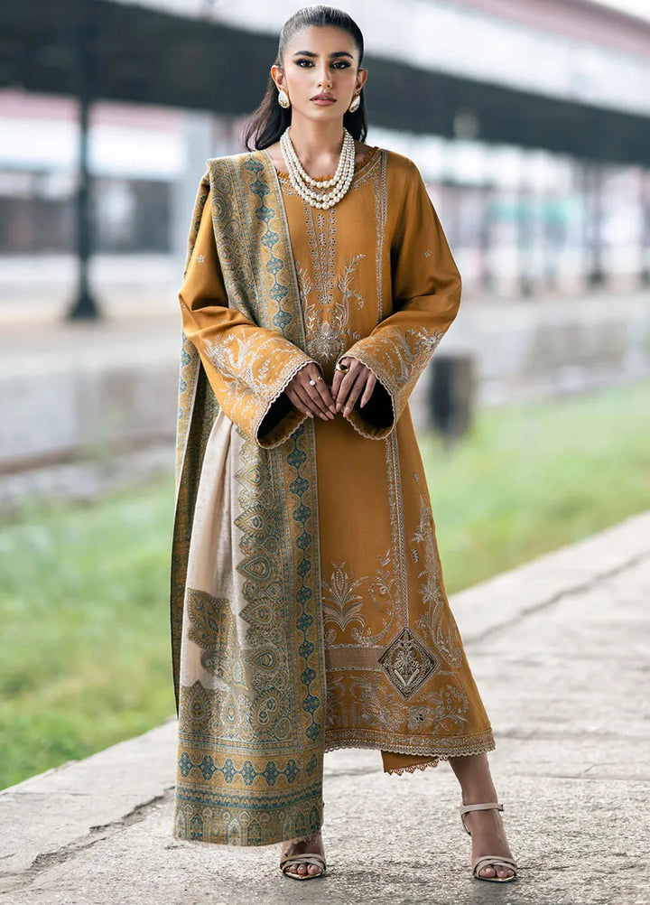 Musafir by Izel Embroidered Wool Suits Unstitched 2 Piece IZL24MF Paras - Winter Collection