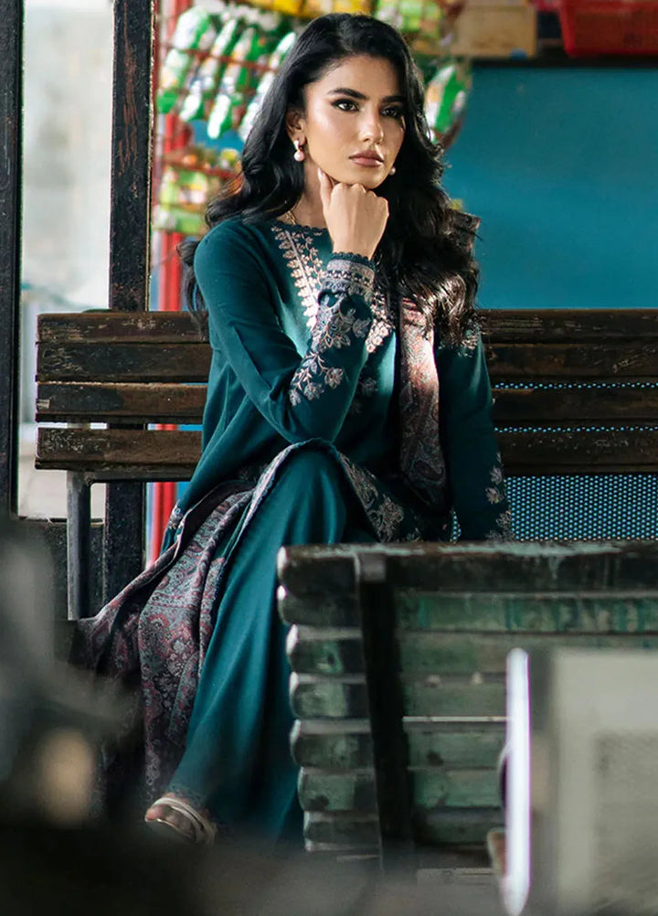 Musafir by Izel Embroidered Wool Suits Unstitched 2 Piece IZL24MF Tabeer - Winter Collection