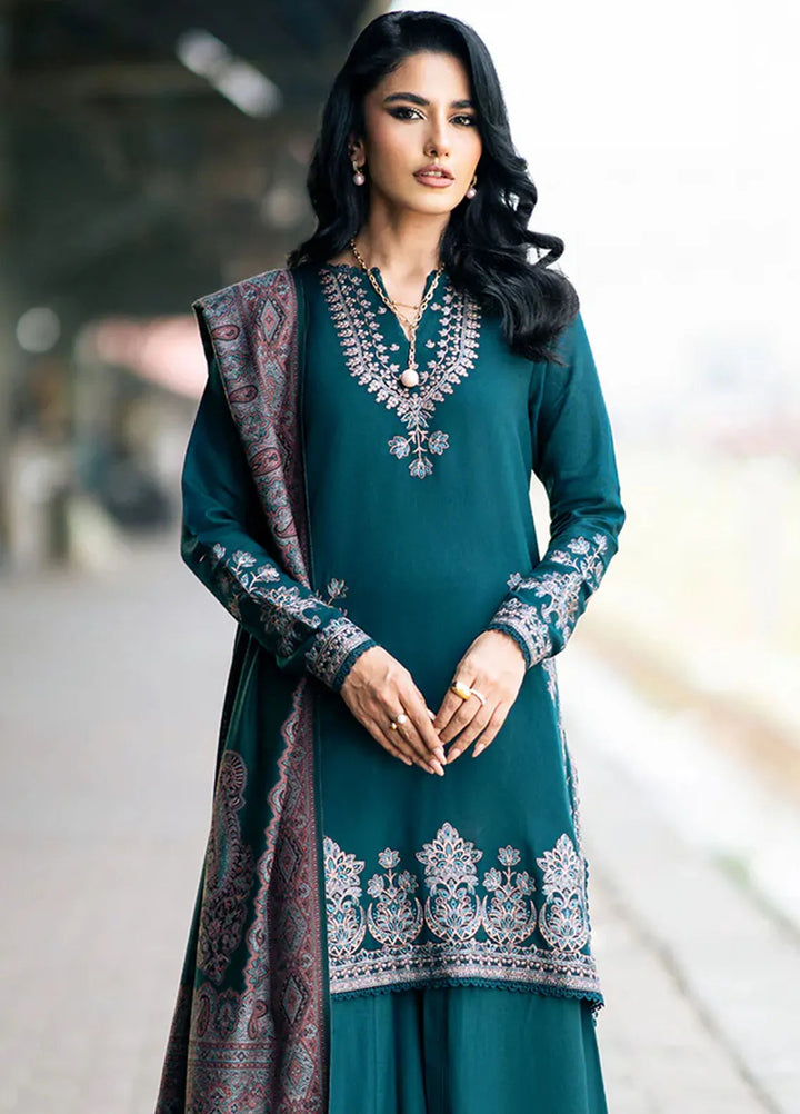 Musafir by Izel Embroidered Wool Suits Unstitched 2 Piece IZL24MF Tabeer - Winter Collection