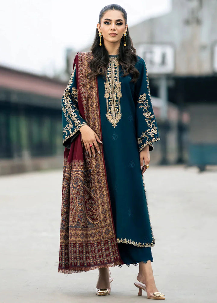 Musafir by Izel Embroidered Wool Suits Unstitched 2 Piece IZL24MF Vasl - Winter Collection