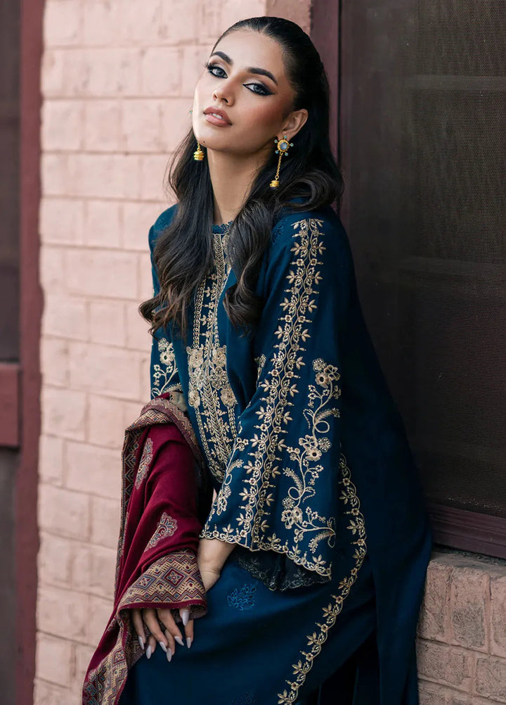 Musafir by Izel Embroidered Wool Suits Unstitched 2 Piece IZL24MF Vasl - Winter Collection