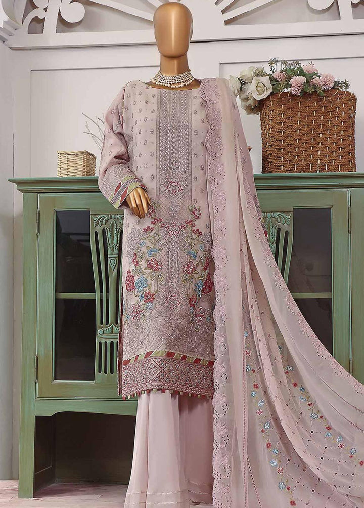Muse By HZ Textiles Embroidered Organza Suits Unstitched 3 Piece HZ22M 08 Gulnaar - Luxury Collection