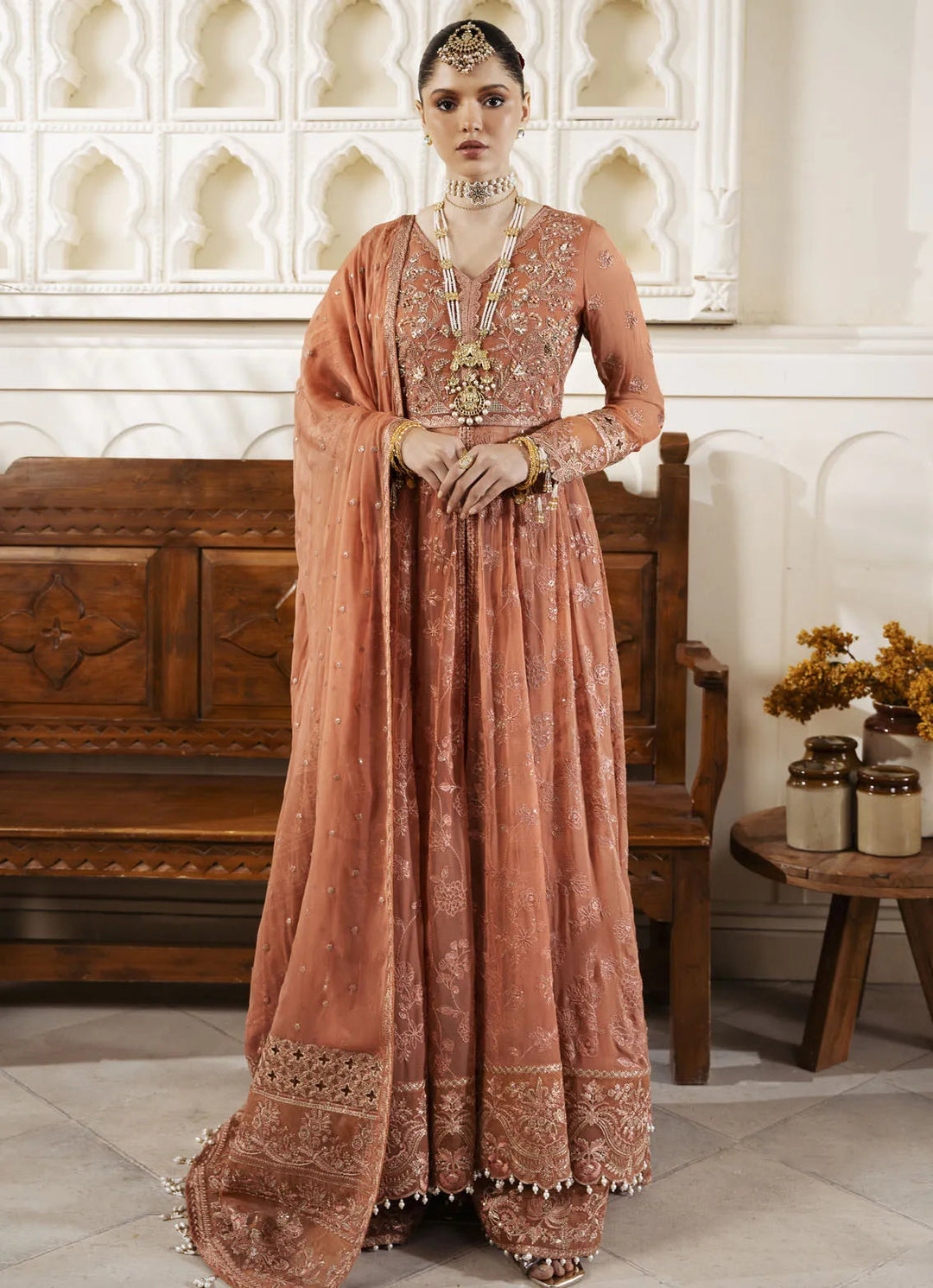 Muse By Serene Embroidered Chiffon Suit Unstitched 4 Piece SP24M Etoilee S-1083 - Luxuary Collection