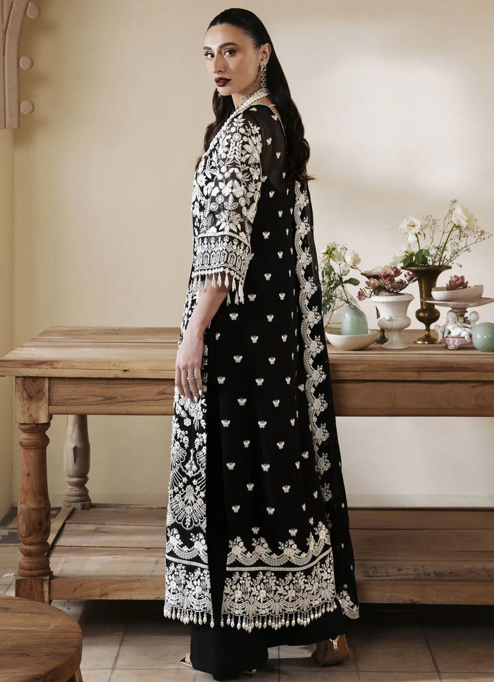 Muse By Serene Embroidered Chiffon Suit Unstitched 4 Piece SP24M Nora S-1082 - Luxuary Collection