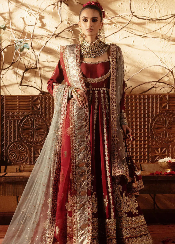 Mushk by AJR Couture Embroidered Suit Unstitched 3 Piece AJR25M Bandhan - Formals Collection