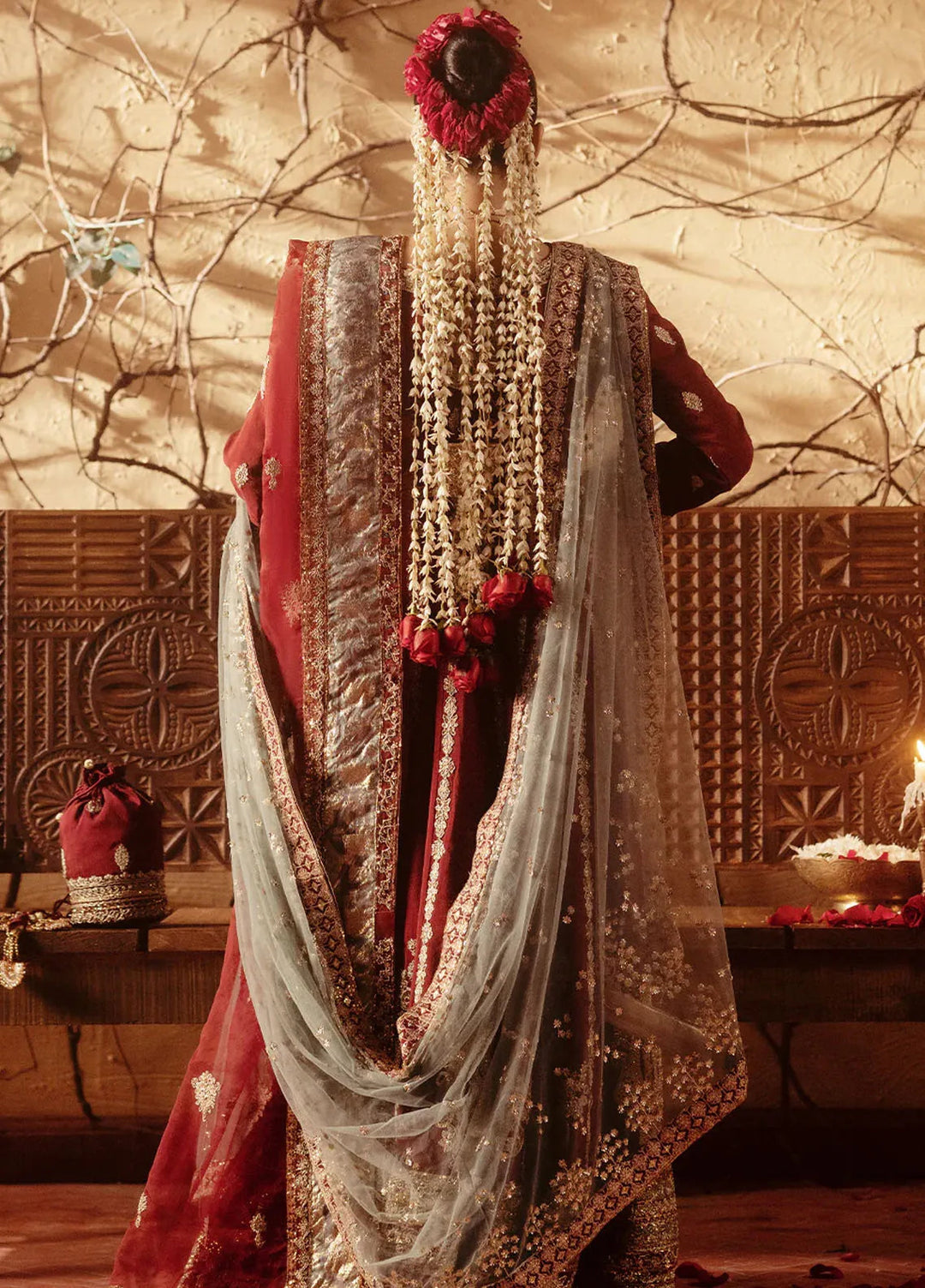 Mushk by AJR Couture Embroidered Suit Unstitched 3 Piece AJR25M Bandhan - Formals Collection