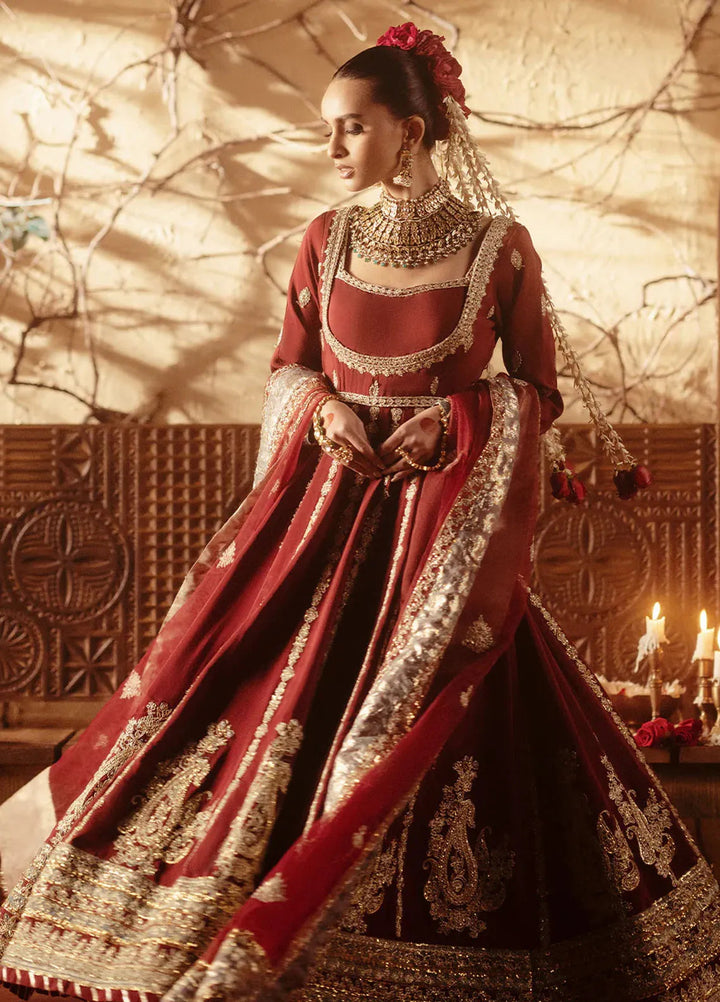 Mushk by AJR Couture Embroidered Suit Unstitched 3 Piece AJR25M Bandhan - Formals Collection