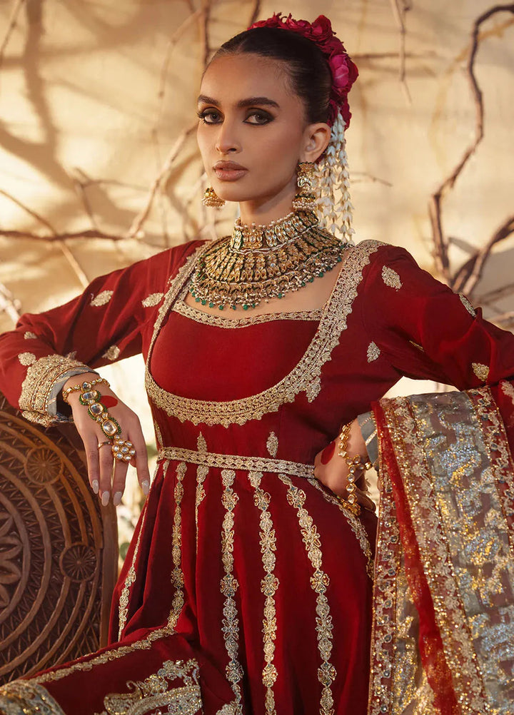 Mushk by AJR Couture Embroidered Suit Unstitched 3 Piece AJR25M Bandhan - Formals Collection