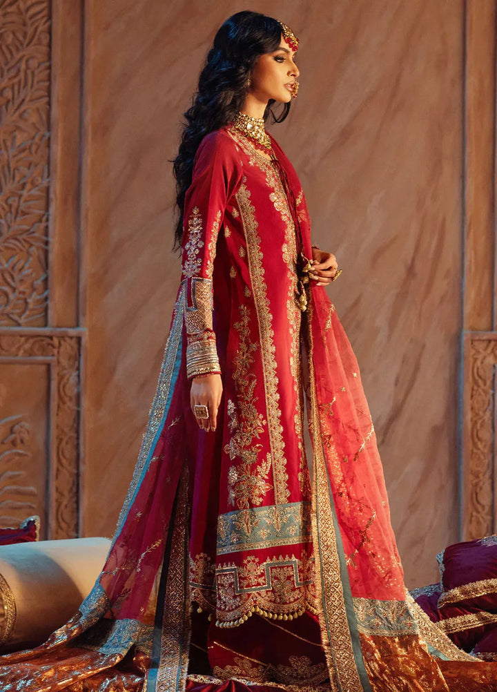 Mushk by AJR Couture Embroidered Suit Unstitched 3 Piece AJR25M Rehar - Formals Collection
