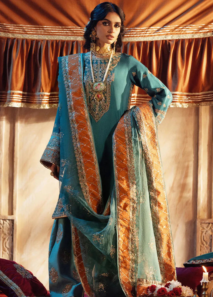 Mushk by AJR Couture Embroidered Suit Unstitched 3 Piece AJR25M Ulfat - Formals Collection