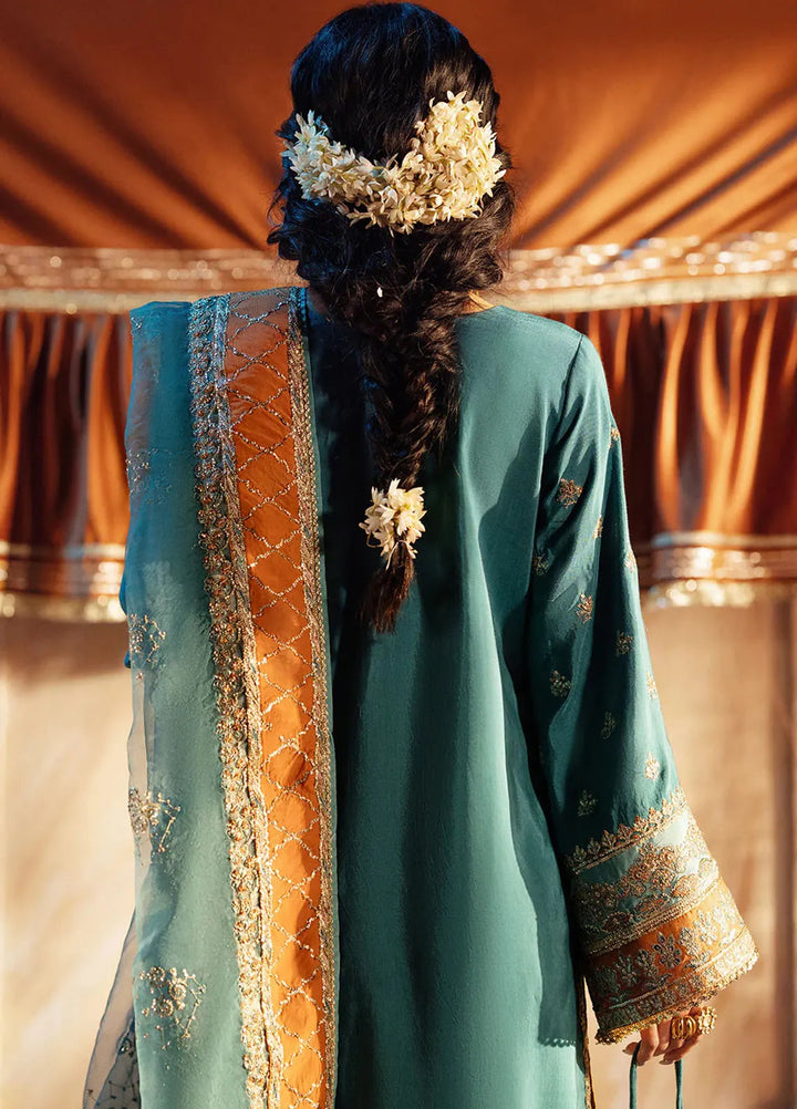 Mushk by AJR Couture Embroidered Suit Unstitched 3 Piece AJR25M Ulfat - Formals Collection